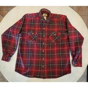 Field & Stream Plaid Flannel Men's SZ XXL Tall Outdoors Nature Cotton